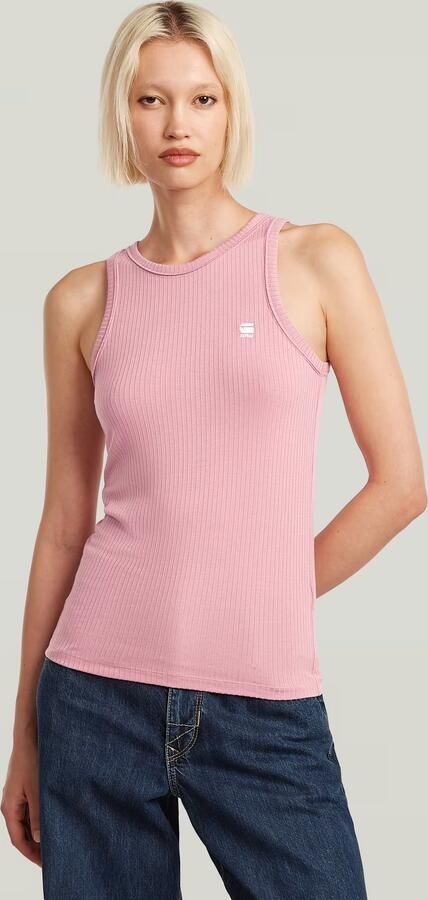 G-Star RAW Base Tanktop Roze Dames - Foto 4