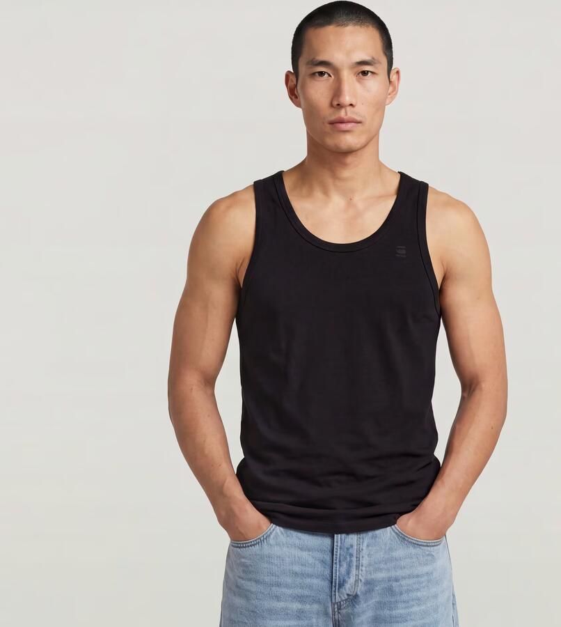 G-Star RAW Base Tanktop Set Van 2 Zwart Heren - Foto 4