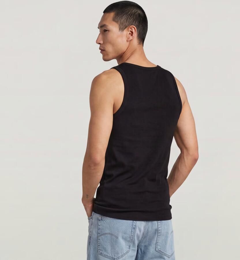 G-Star RAW Base Tanktop Set Van 2 Zwart Heren - Foto 3