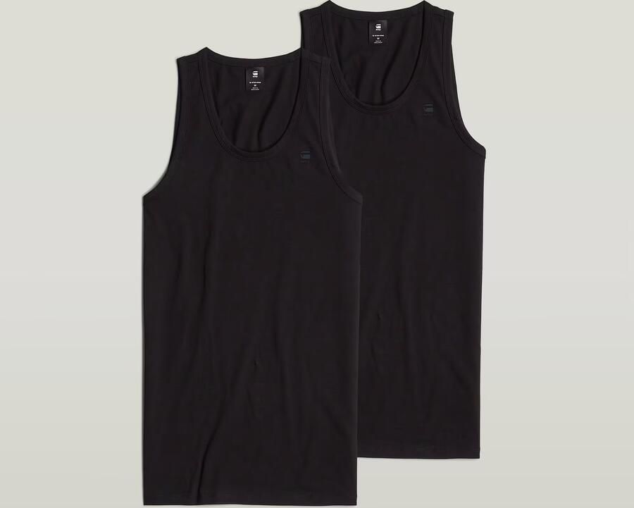 G-Star RAW Base Tanktop Set Van 2 Zwart Heren - Foto 5