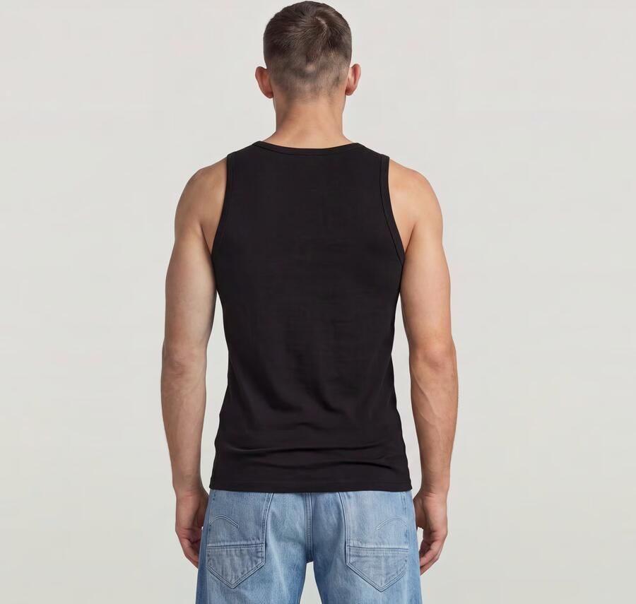 G-Star RAW Base Tanktop Set Van 2 Zwart Heren - Foto 2