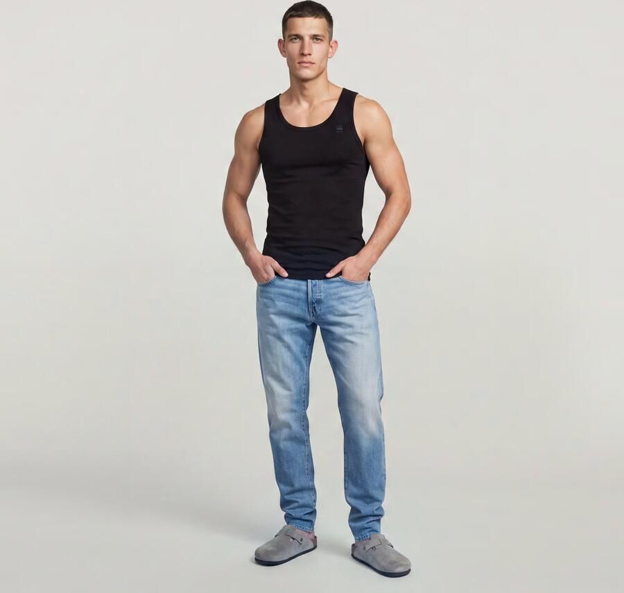 G-Star RAW Base Tanktop Set Van 2 Zwart Heren - Foto 3