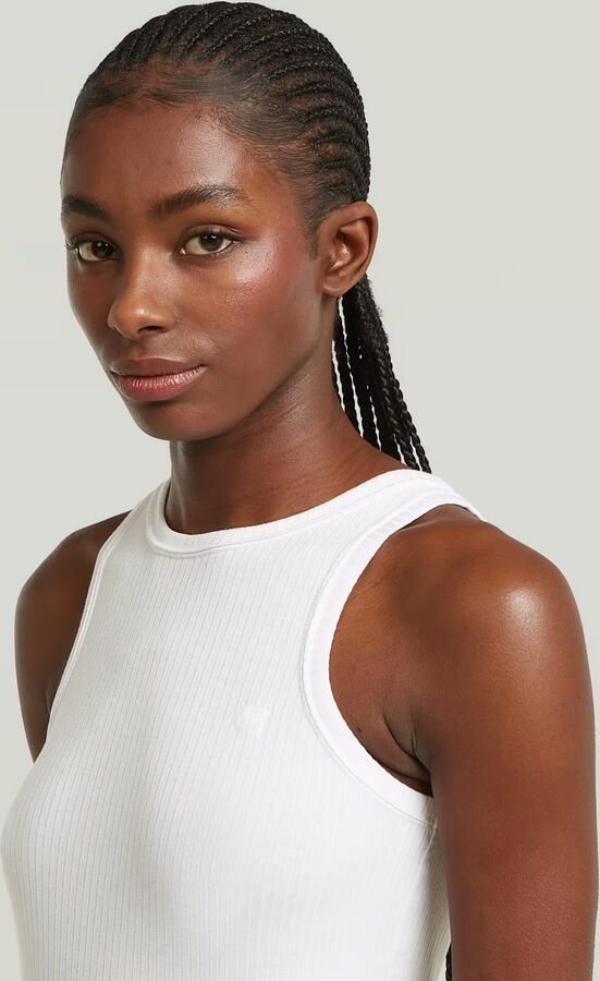 G-Star RAW Base Tanktop Wit Dames - Foto 4
