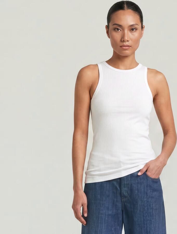 G-Star RAW Base Tanktop Wit Dames - Foto 4