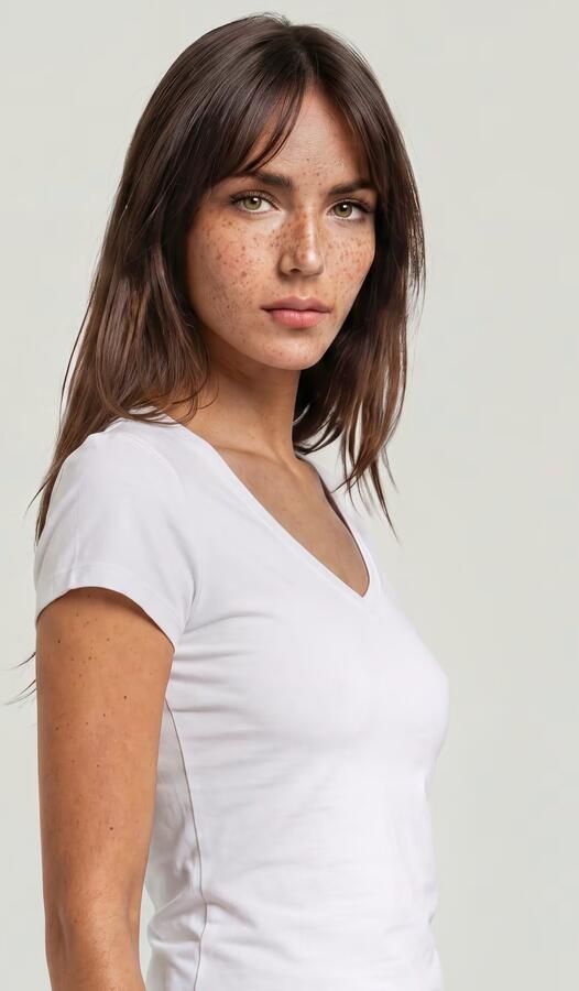 G-Star RAW Shirt met V-hals Base v t wmn cap sl met kleine logoprint voor - Foto 6