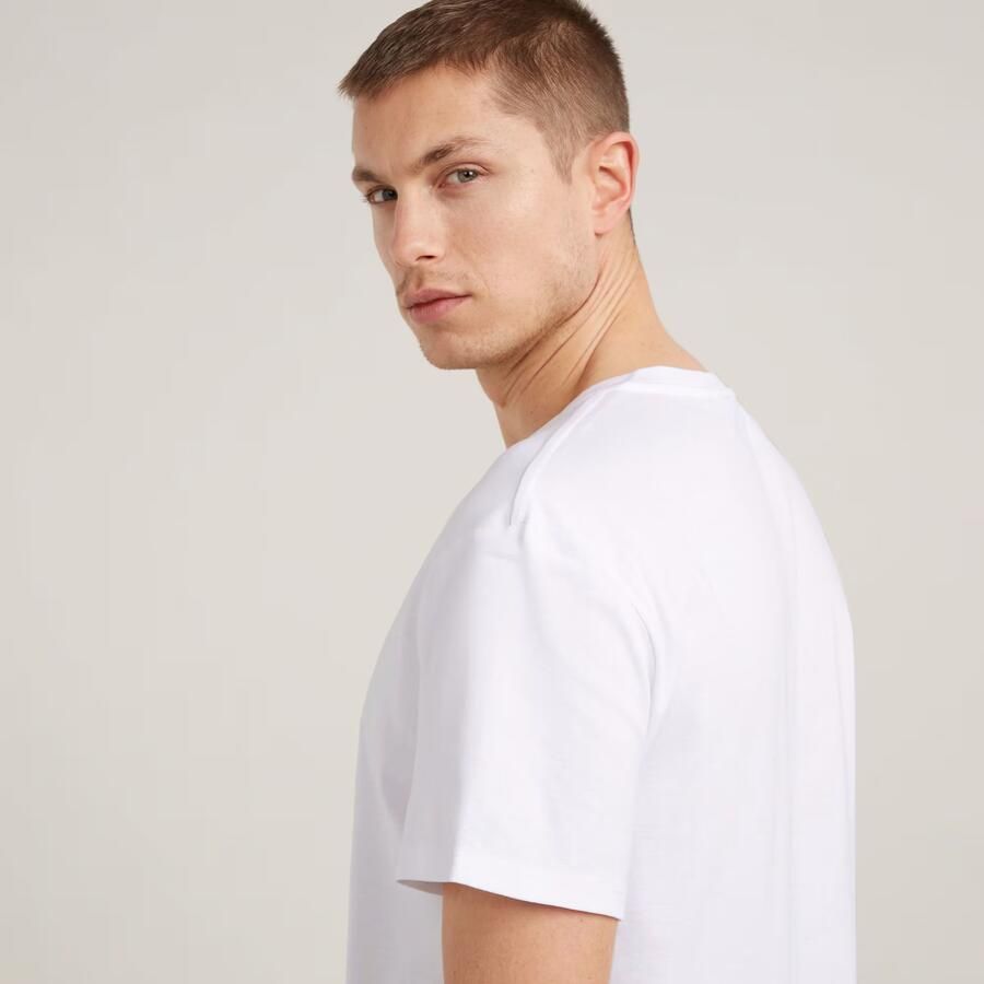 G-Star RAW Shirt met V-hals in tweepack (set 2-delig) - Foto 3