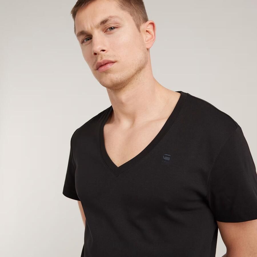 G-Star RAW Base V-Hals T-Shirt Set Van Twee Zwart Heren - Foto 2