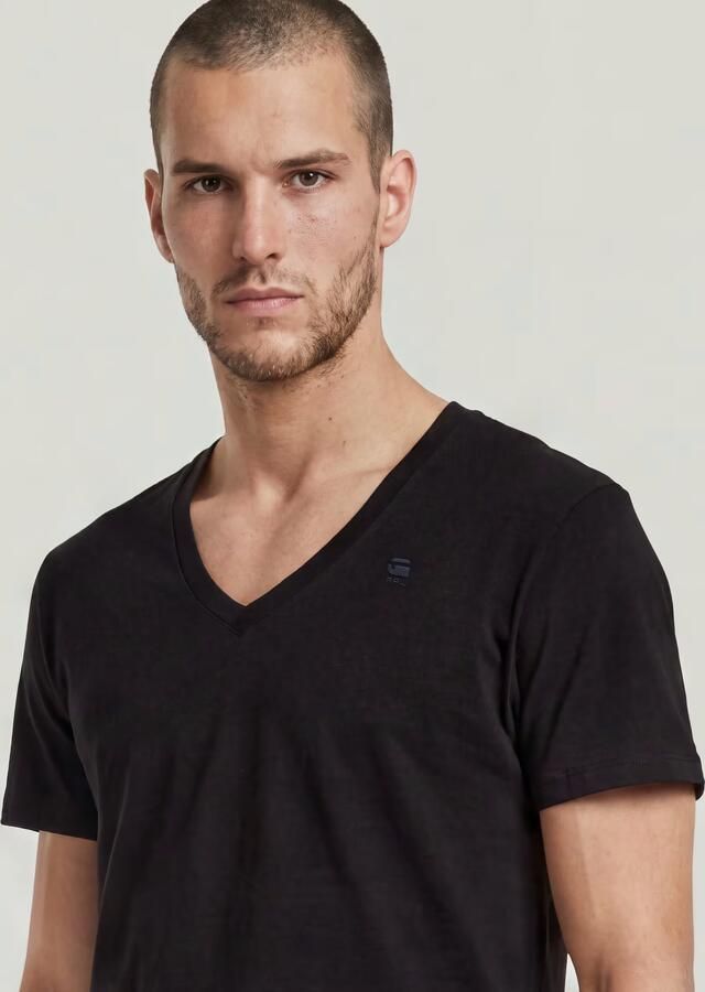 G-Star RAW Base V-Hals T-Shirt Set Van Twee Zwart Heren - Foto 9
