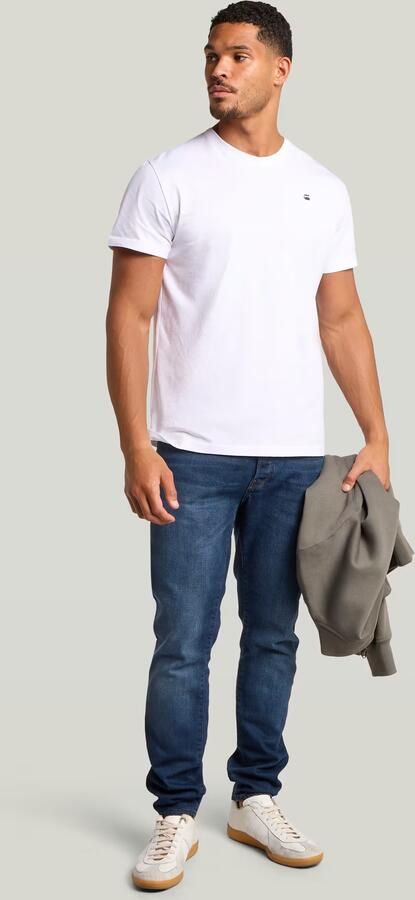 G-Star RAW Base V T-shirt Wit Heren - Foto 6