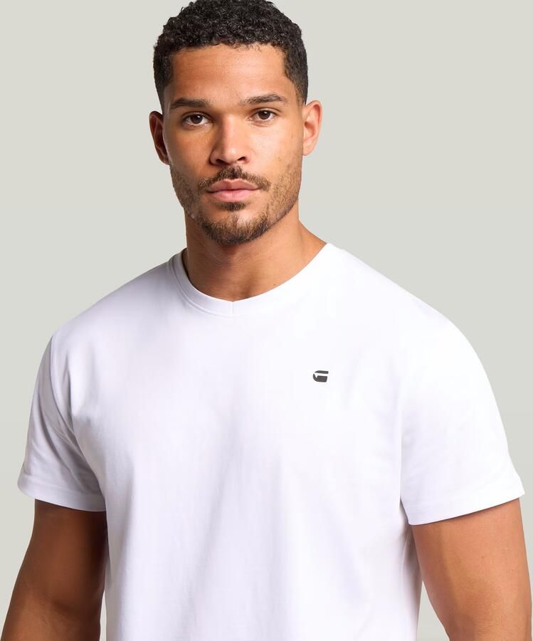 G-Star RAW Base V T-shirt Wit Heren - Foto 4
