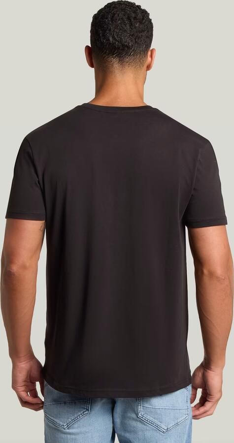 G-Star RAW Base V T-shirt Zwart Heren - Foto 4