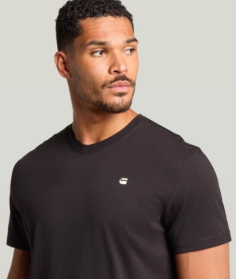 G-Star RAW Base V T-shirt Zwart Heren - Foto 3