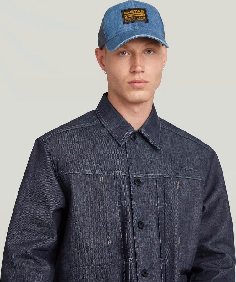 G-Star RAW Baseball Trucker Cap Midden blauw Heren - Foto 2