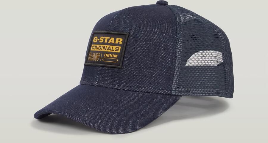 G-Star RAW Baseball Trucker Cap Uniseks Donkerblauw Heren - Foto 3