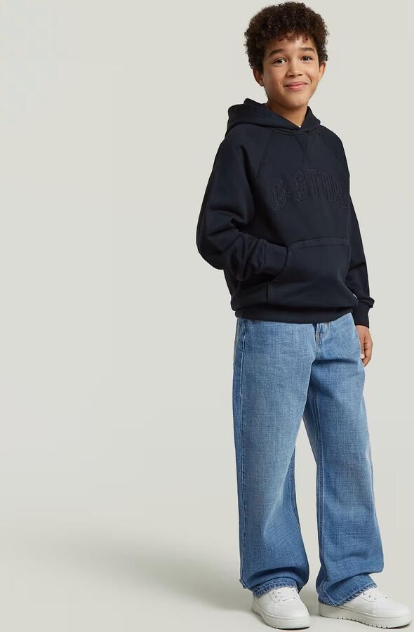 G-Star RAW Basic Coll Hoodie voor jongens Donkerblauw jongens - Foto 4