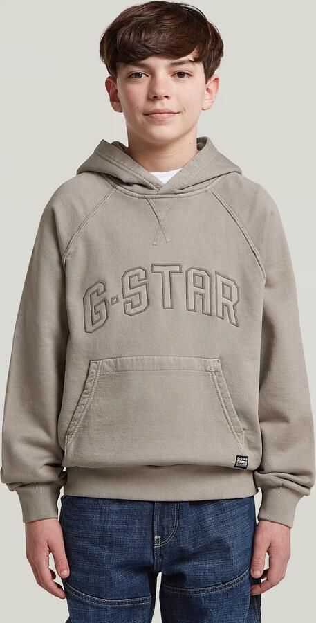 G-Star RAW Basic Coll Hoodie voor jongens Grijs jongens
