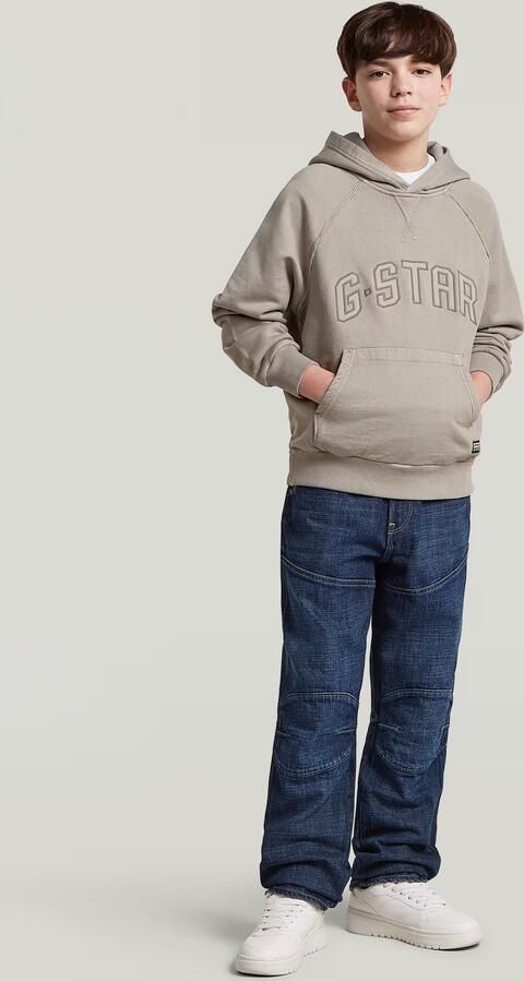 G-Star RAW Basic Coll Hoodie voor jongens Grijs jongens - Foto 4