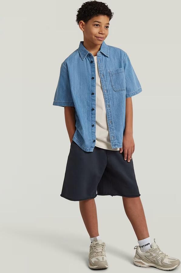 G-Star RAW Basic Coll Short voor jongens Donkerblauw jongens - Foto 3