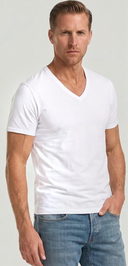 G-Star G Star RAW T shirt Basic artikel in ondoorzichtige eersteklas katoenkwaliteit(set Set van 2 ) - Foto 13