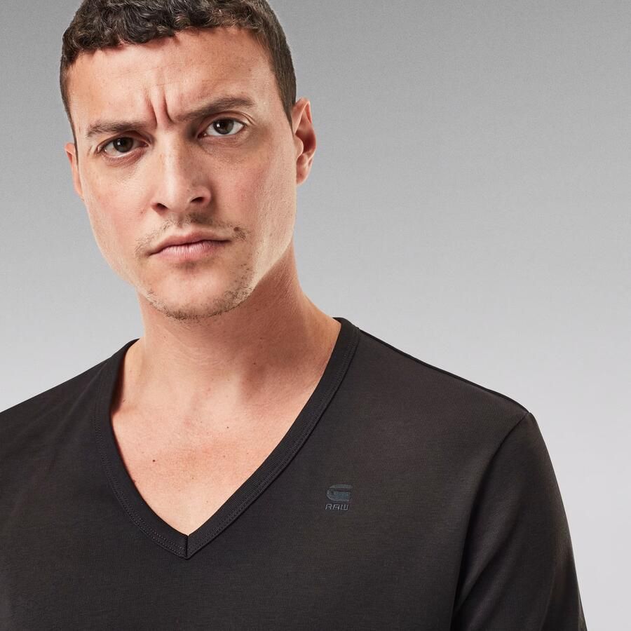 G-Star G Star RAW T shirt Basic artikel in ondoorzichtige eersteklas katoenkwaliteit(set Set van 2 ) - Foto 6