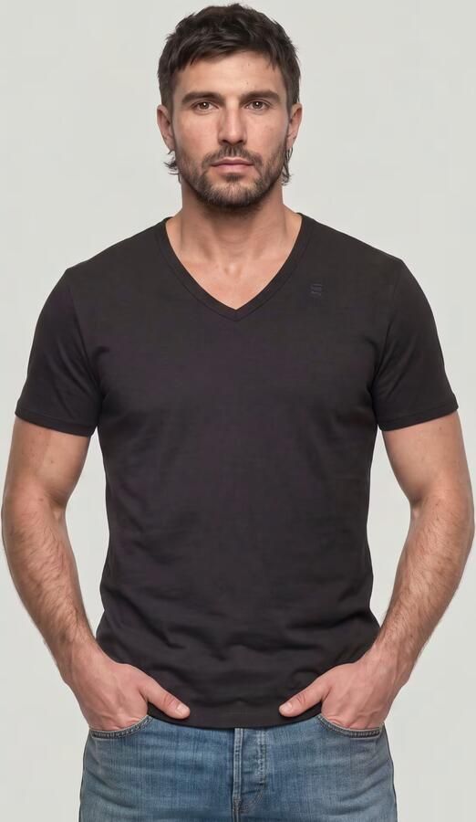 G-Star G Star RAW T shirt Basic artikel in ondoorzichtige eersteklas katoenkwaliteit(set Set van 2 ) - Foto 12