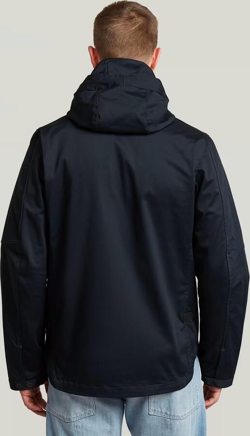 G-Star RAW Batt Hooded Overshirt Donkerblauw Heren - Foto 5