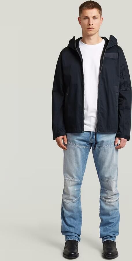 G-Star RAW Batt Hooded Overshirt Donkerblauw Heren - Foto 6