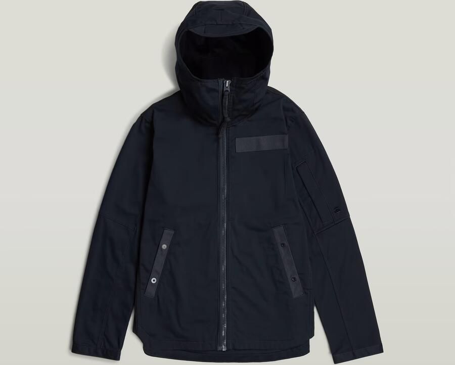 G-Star RAW Batt Hooded Overshirt Donkerblauw Heren - Foto 4