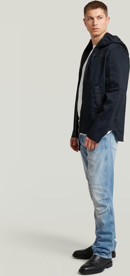 G-Star RAW Batt Hooded Overshirt Donkerblauw Heren - Foto 7