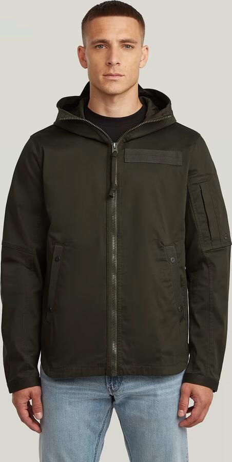 G-Star Raw Regular fit regenjack met ritssluiting model 'Batt'