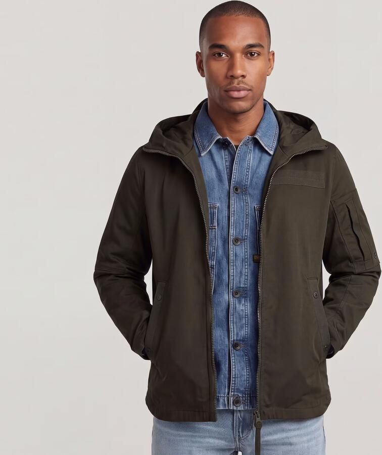 G-Star Raw Regular fit regenjack met ritssluiting model 'Batt' - Foto 4