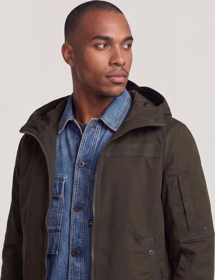 G-Star Raw Regular fit regenjack met ritssluiting model 'Batt' - Foto 7
