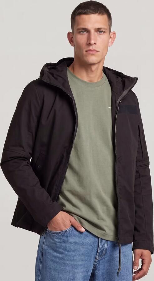 G-Star RAW Batt Overshirt Met Capuchon Zwart Heren - Foto 6