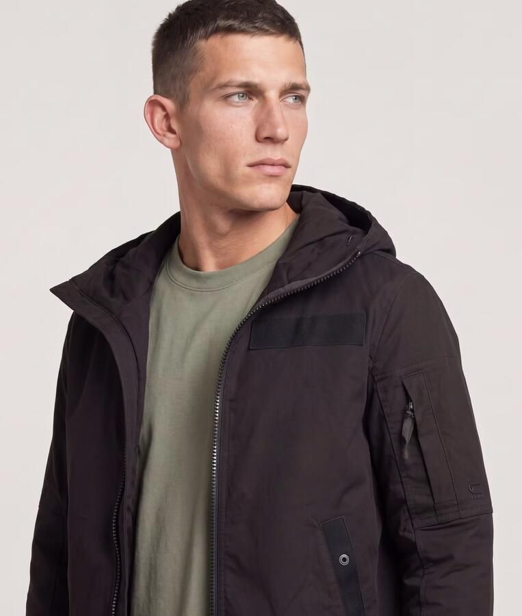 G-Star RAW Batt Overshirt Met Capuchon Zwart Heren - Foto 4