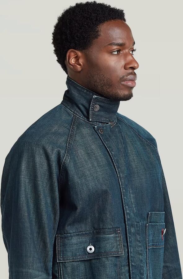 G-Star RAW Battle Denim Jack Donkerblauw Heren - Foto 4