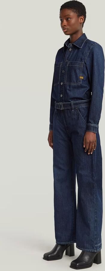 G-Star Raw Jumpsui D26877-E090 BELTED 3D LOOSE-H494 WORN IN ECLIPSE - Foto 5