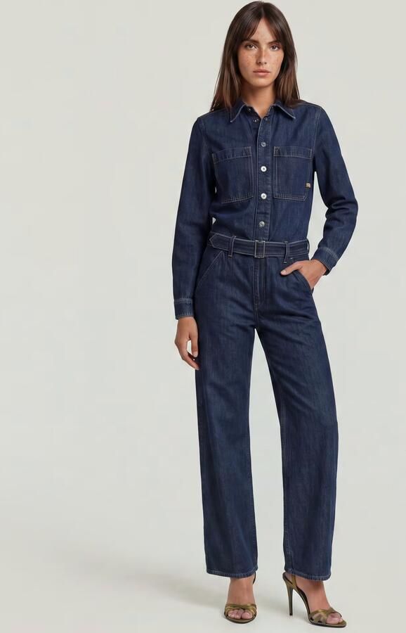 G-Star Raw Jumpsui D26877-E090 BELTED 3D LOOSE-H494 WORN IN ECLIPSE - Foto 5