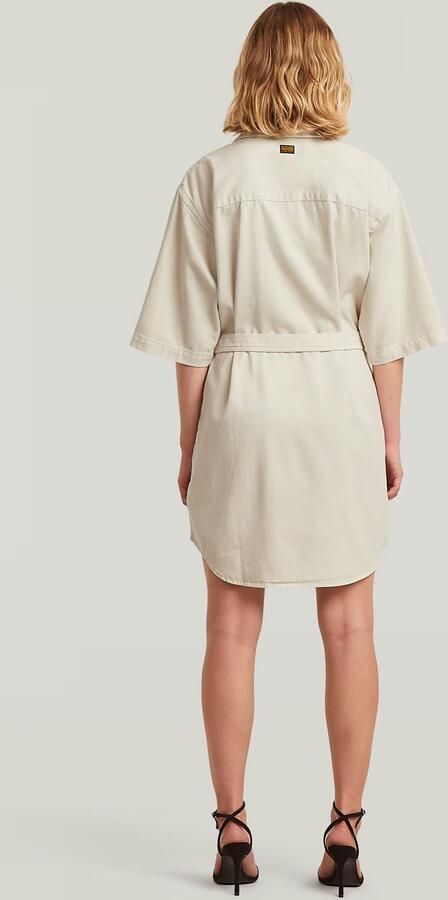 G-Star RAW Belted Army Overhemdjurk Beige Dames - Foto 5