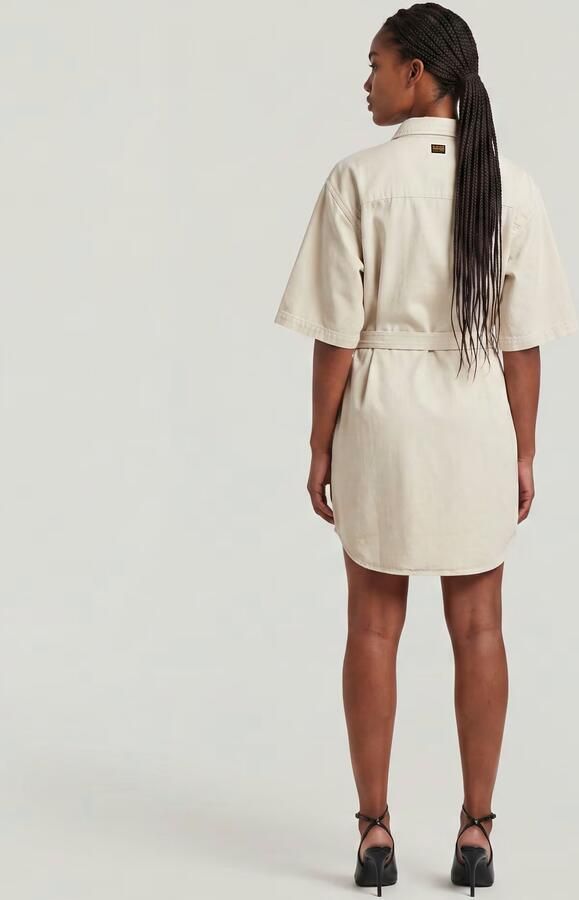G-Star RAW Belted Army Overhemdjurk Beige Dames - Foto 6
