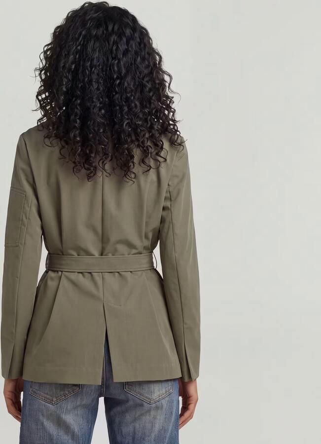 G-Star RAW Belted Blazer Bruin Dames - Foto 5