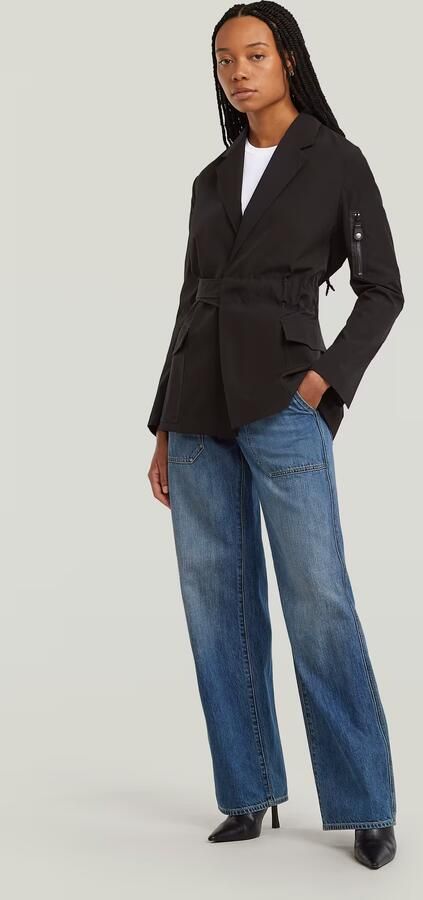 G-Star RAW Belted Blazer Zwart Dames - Foto 4