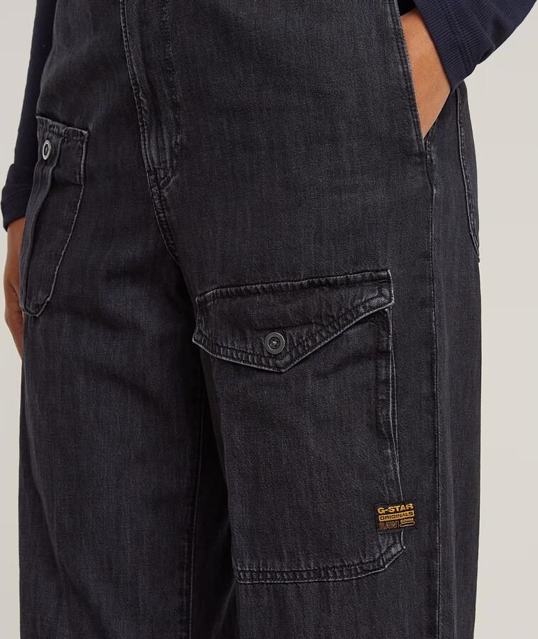 G-Star RAW Belted Cargo Loose Jeans Zwart Dames - Foto 5