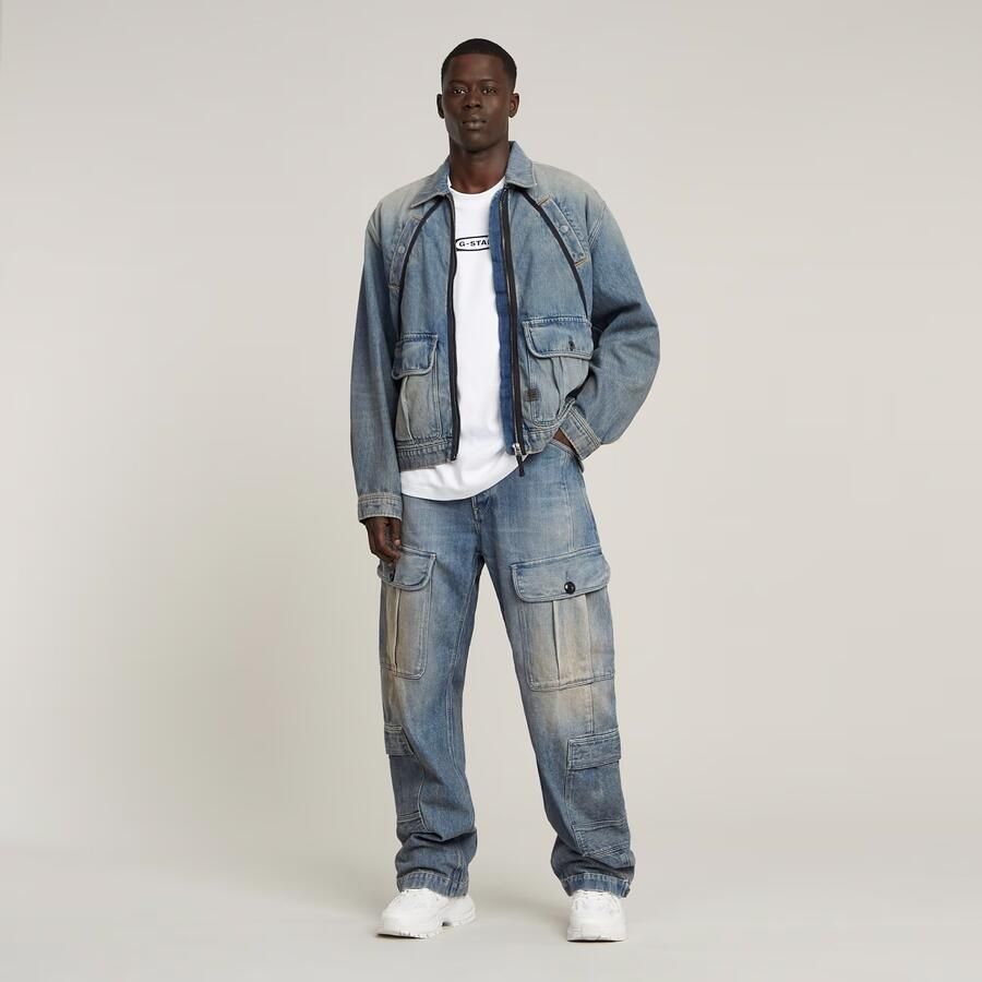 G-Star RAW Bend 3D Cargo Loose Jeans Lichtblauw Heren - Foto 2