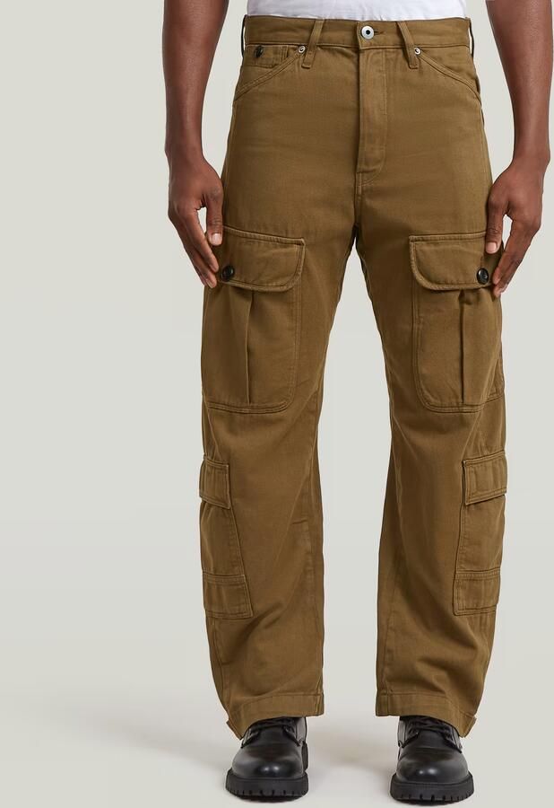 G-Star RAW Bend 3D Cargo Loose Pants Bruin Heren