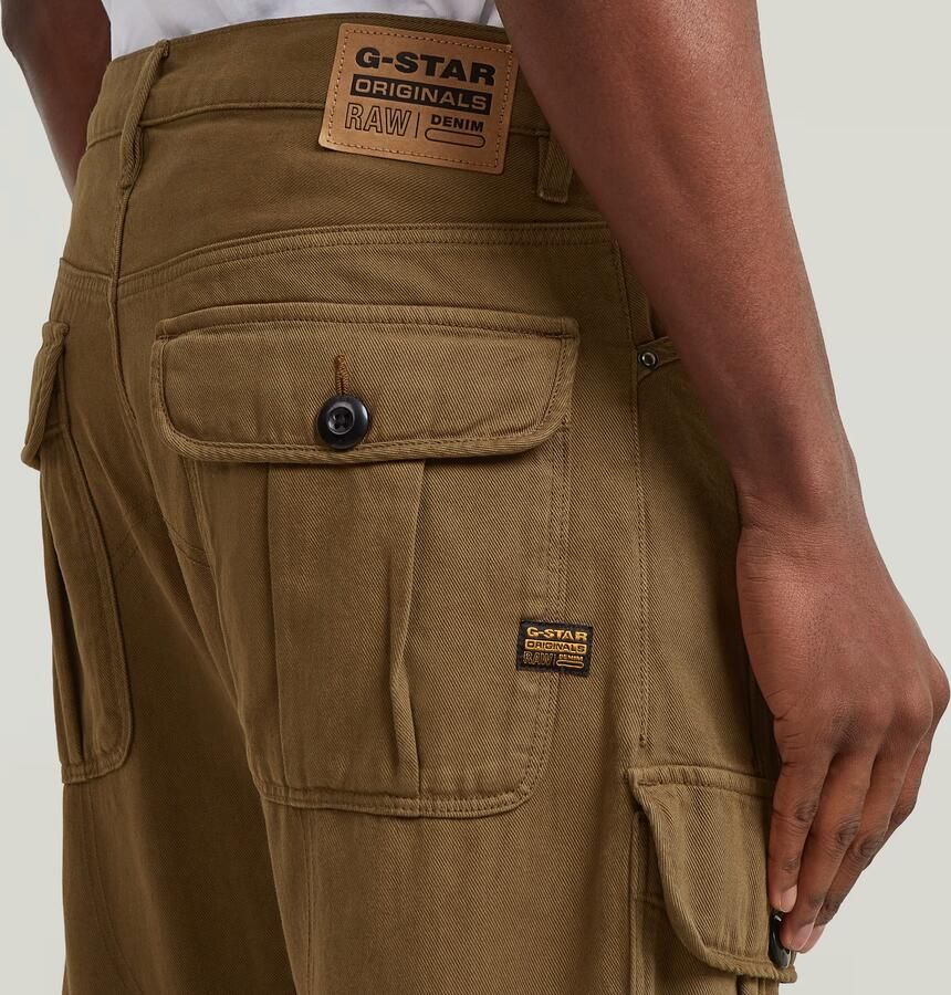 G-Star RAW Bend 3D Cargo Loose Pants Bruin Heren - Foto 3