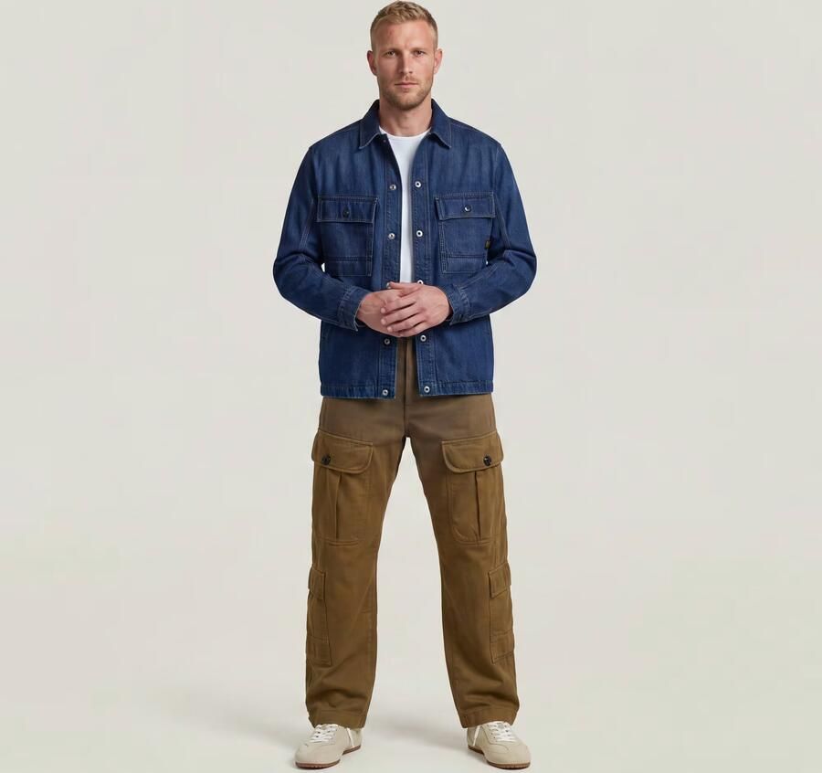 G-Star RAW Bend 3D Cargo Loose Pants Bruin Heren - Foto 5