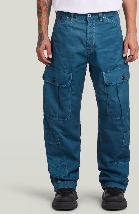 G-Star RAW Bend Loose Cargojeans Midden blauw Heren - Foto 7