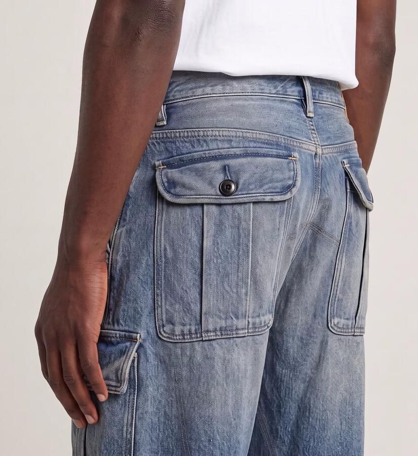 G-Star RAW Bend Cargo Loose Jeans Lichtblauw Heren - Foto 6