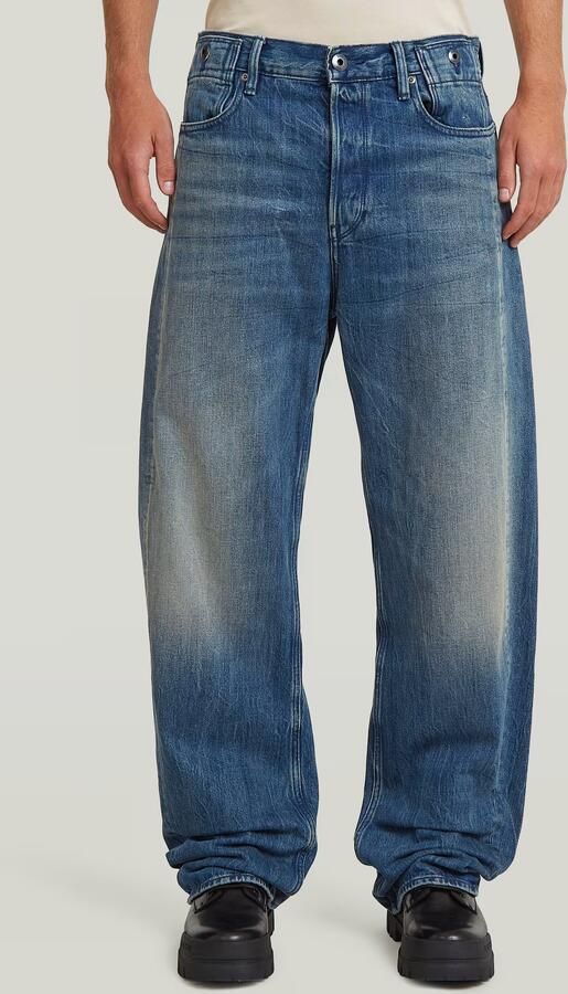 G-Star RAW Bend Loose Jeans Donkerblauw Heren