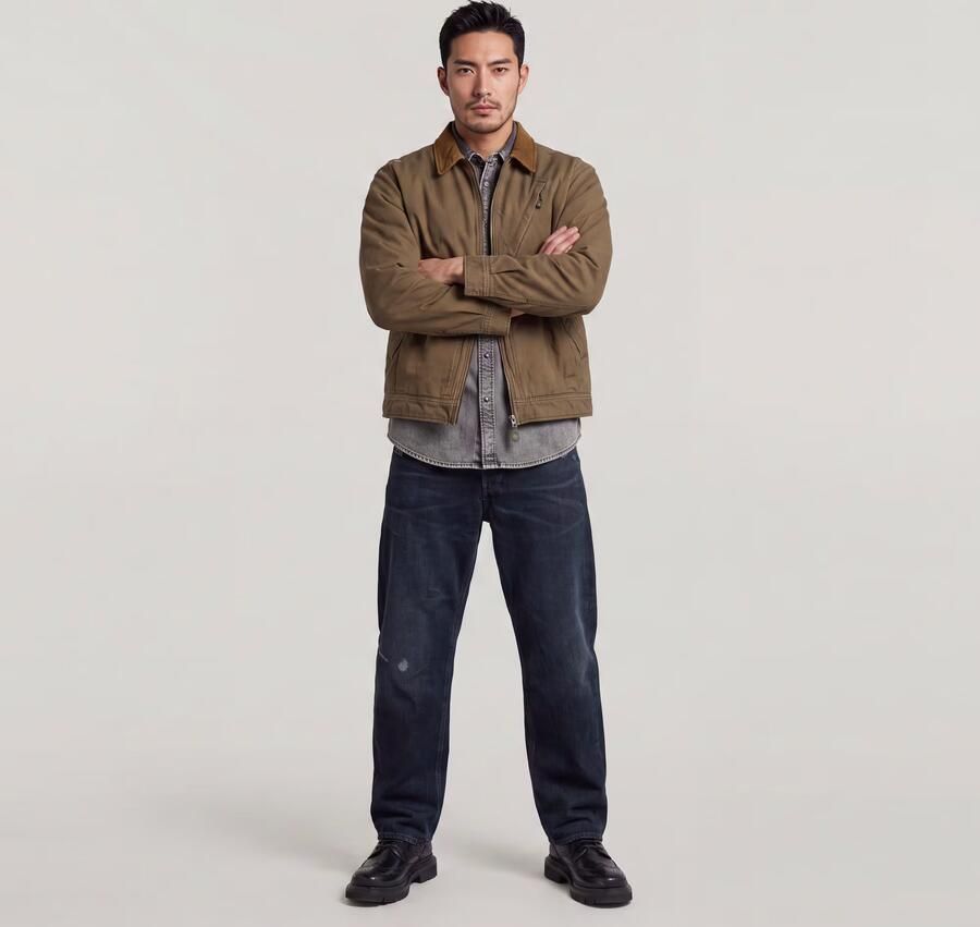 G-Star RAW Bend Loose Jeans Donkerblauw Heren - Foto 7